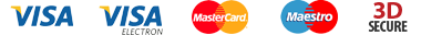 Visa, Mastercard, Maestro, 3D secure